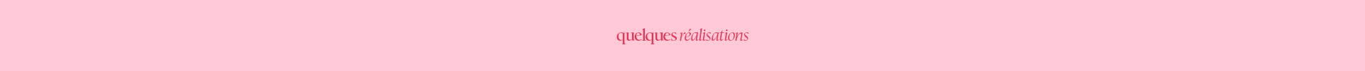 REALISATIONS 2